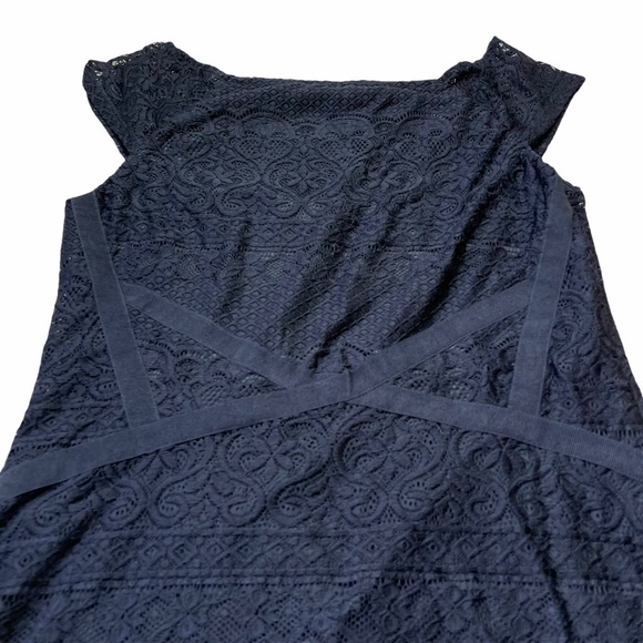 Ali & Jay Black Lace Cap Sleeve Mini Dress Size L - Picture 4 of 8